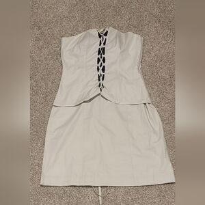 Da Isadora Lace up front dress size small